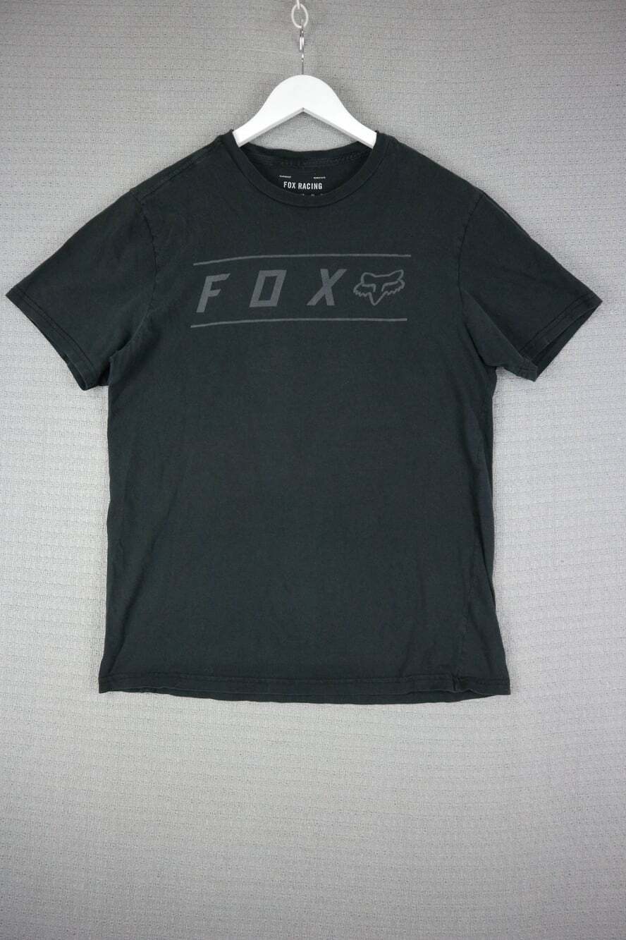 Fox Racing Men's Graphic Print Short Sleeve T-Shirt Black Size Medium